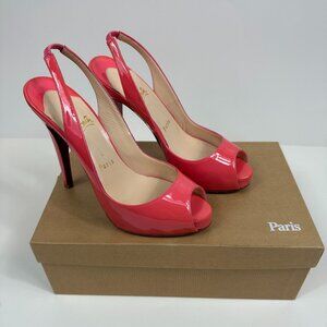 Christian Louboutin Patent Leather No Prive 120 Pumps